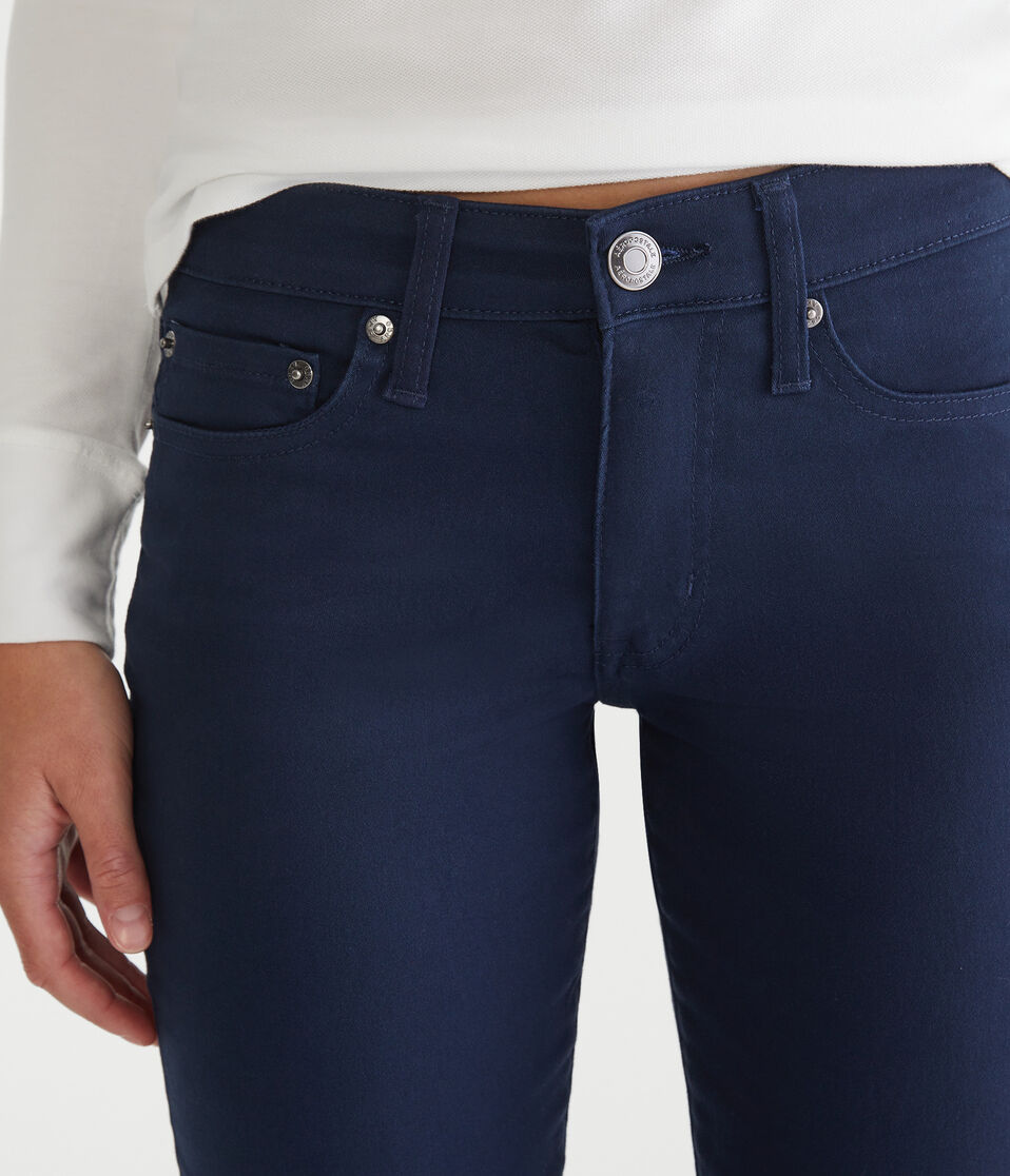 Seriously Stretchy Mid-Rise Straight Uniform Pants