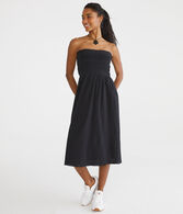 Solid Strapless Convertible Dress