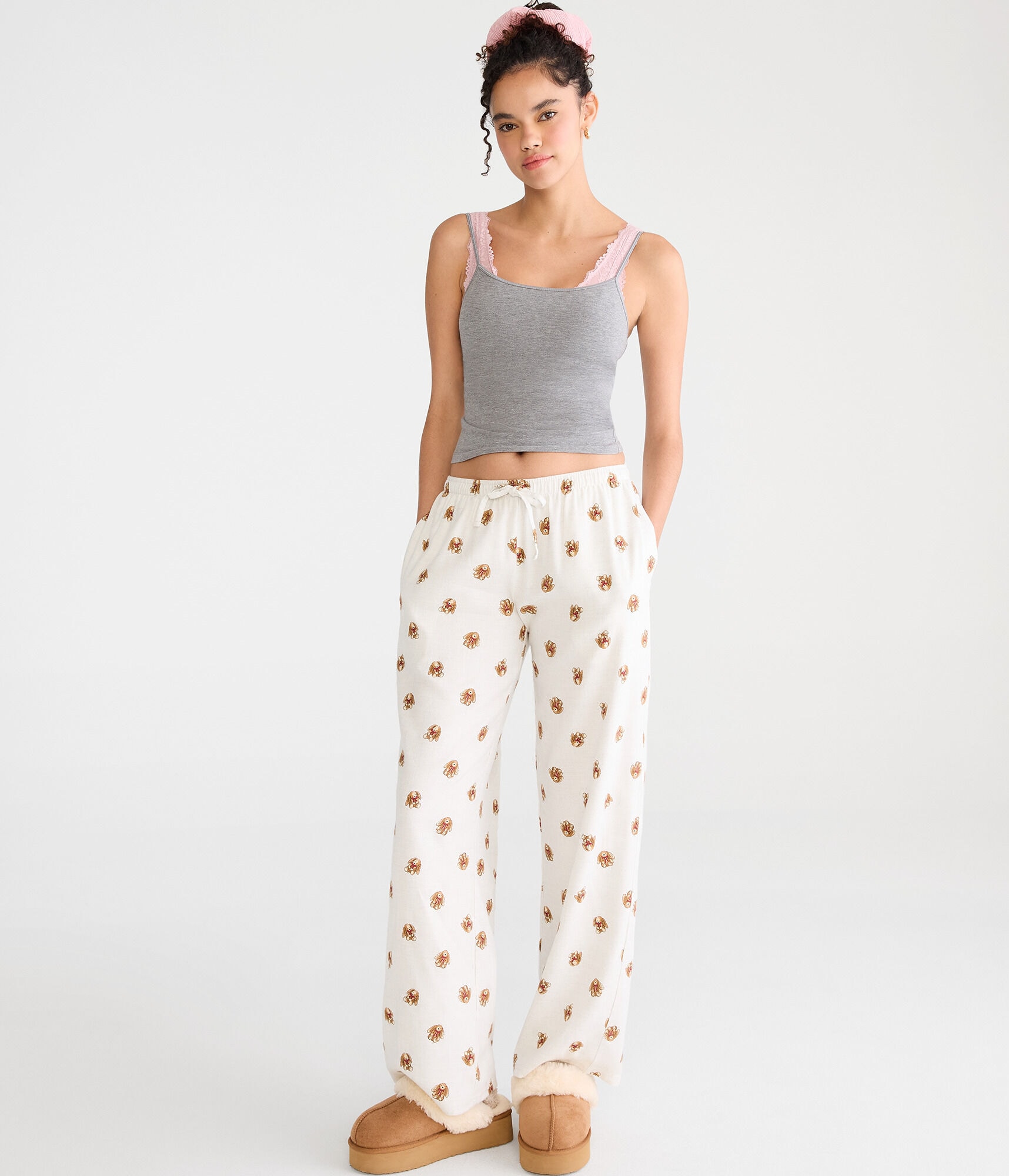 Bunny Flannel Sleep Pants