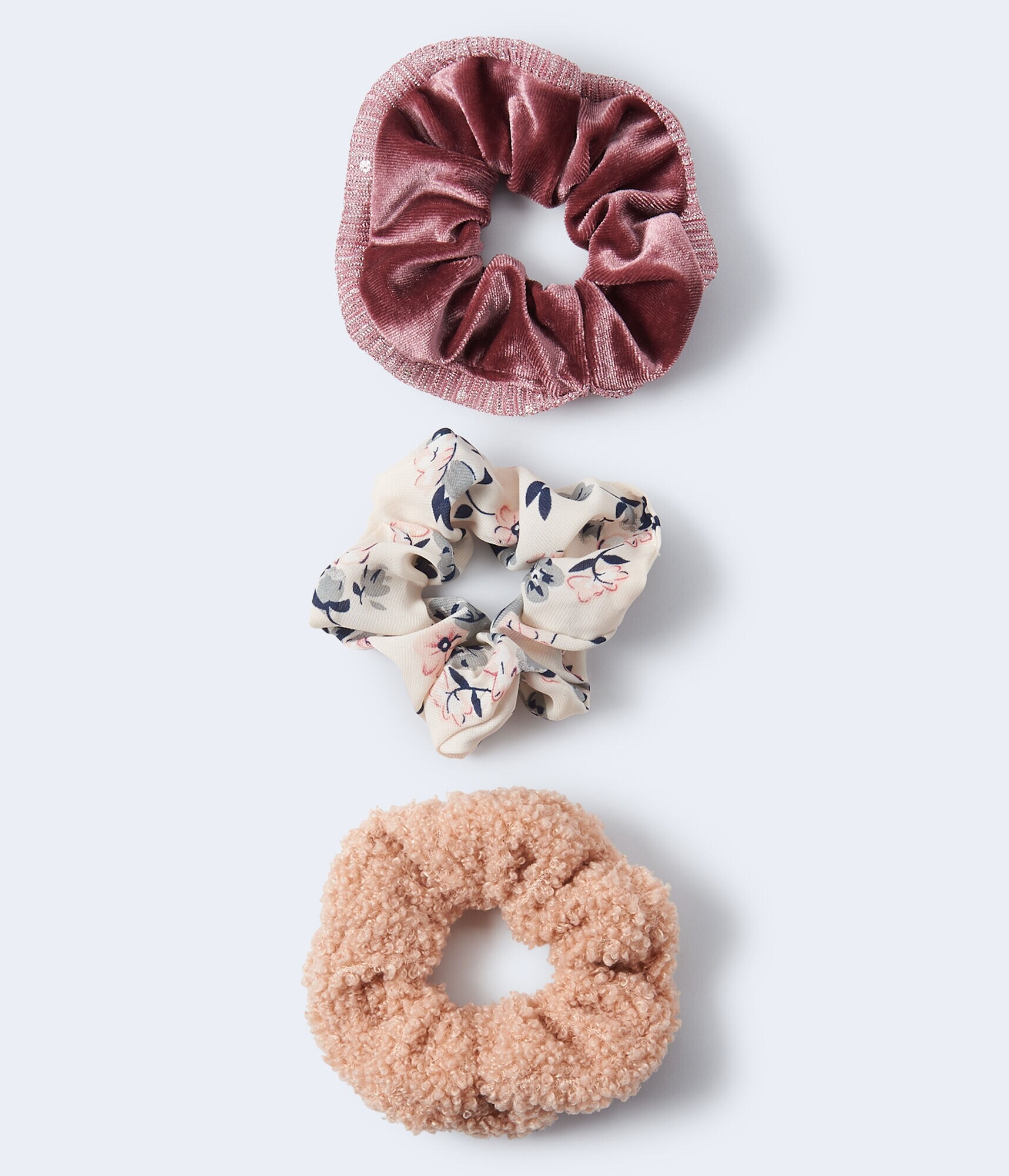 Sherpa Scrunchie 3-Pack