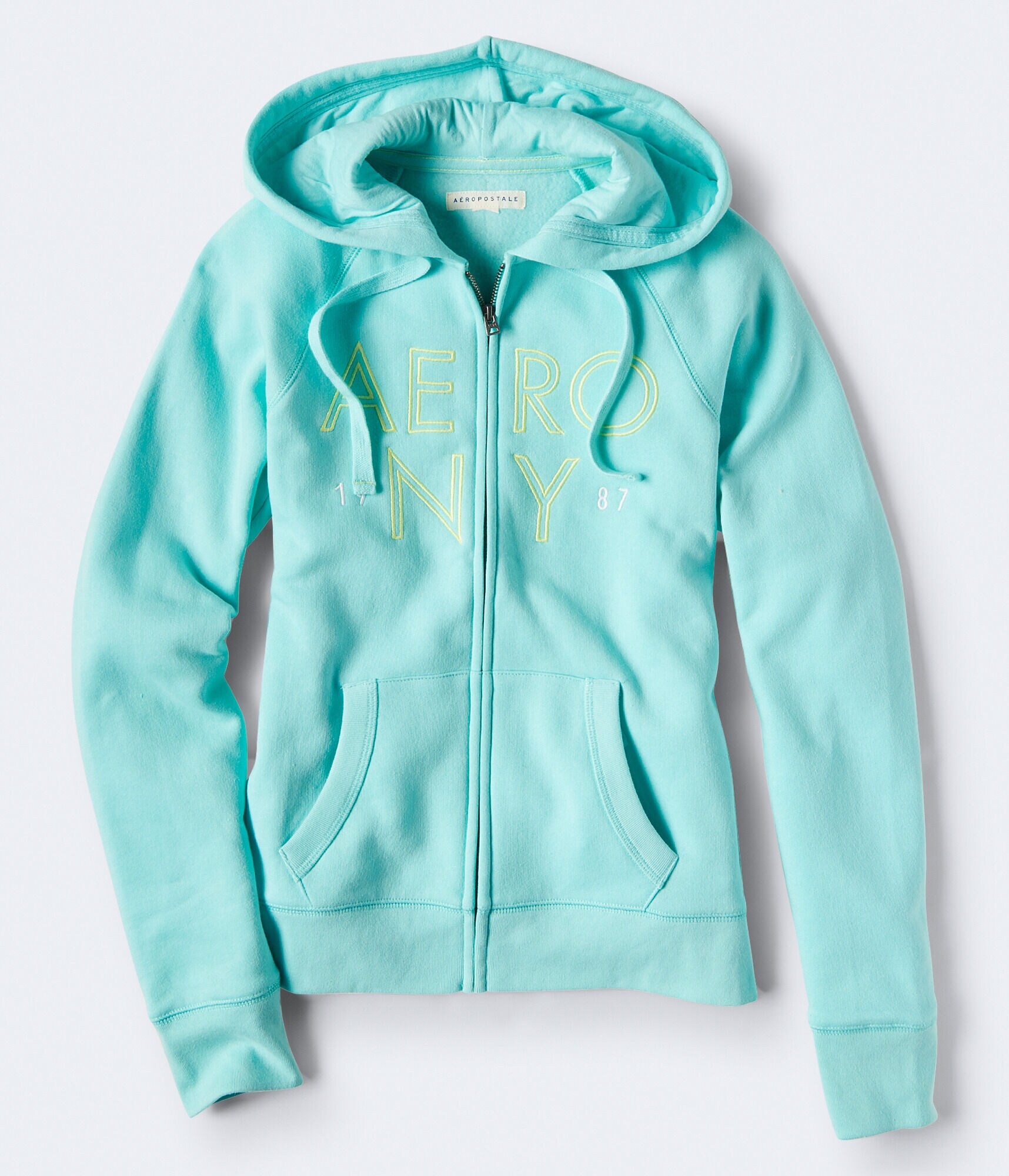 Blocky Aero NY Zip-Front Hoodie