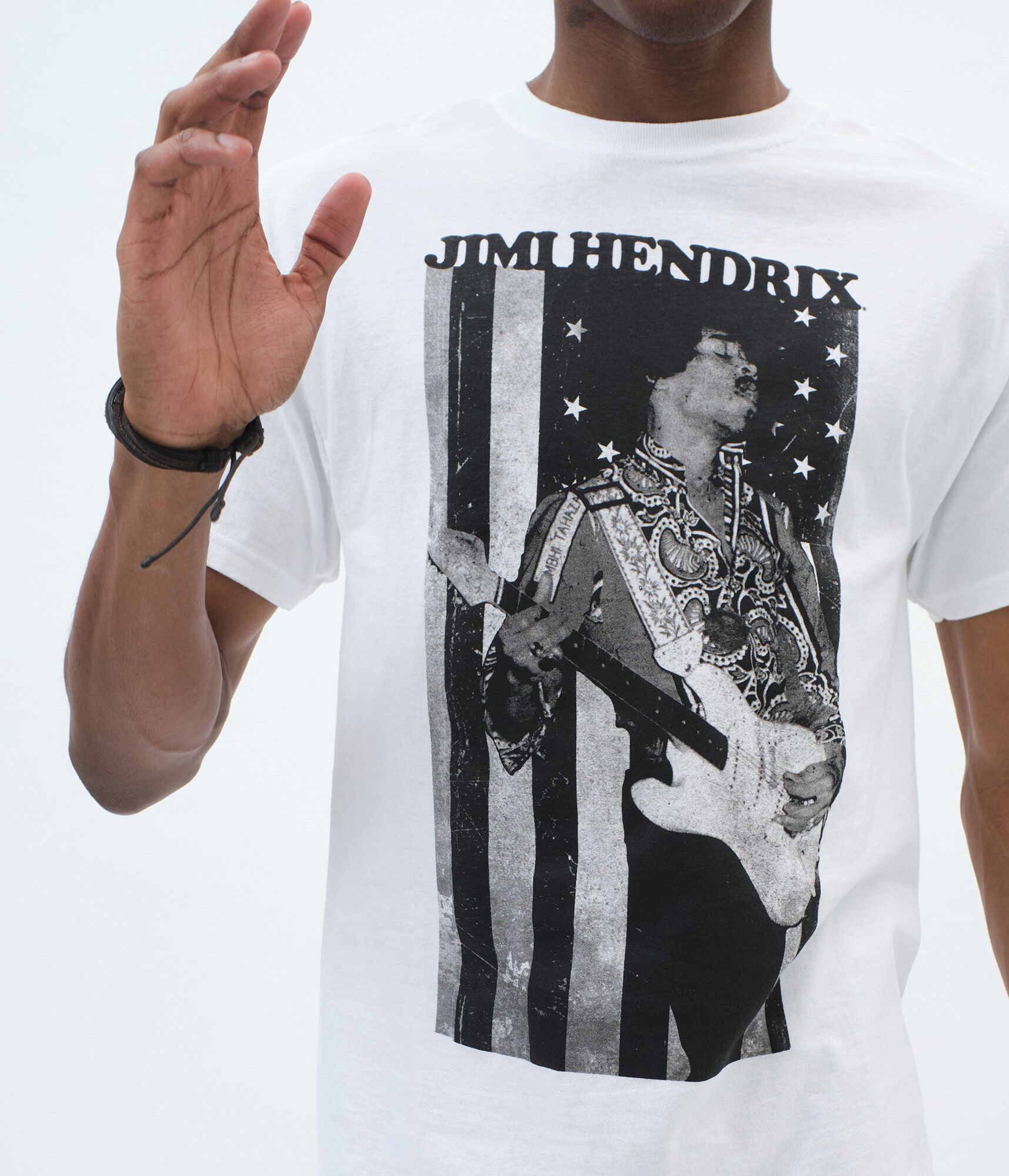 Jimi Hendrix Flag Graphic Tee
