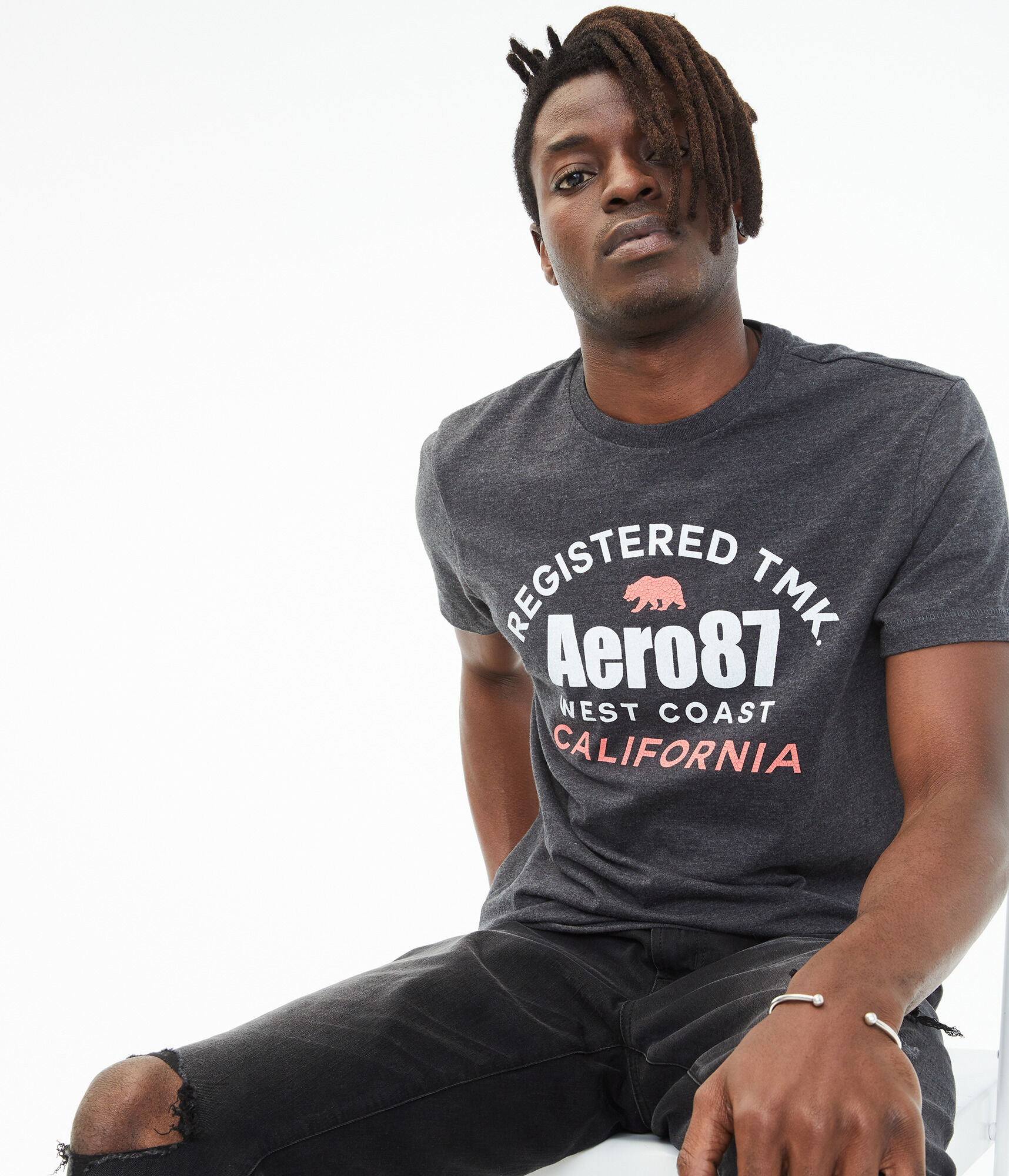 Aero 87 Trademark Bear Graphic Tee