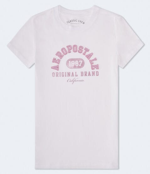 Aeropostale Arch Appliqué Graphic Tee Aeropostale Arch Appliqué Graphic Tee