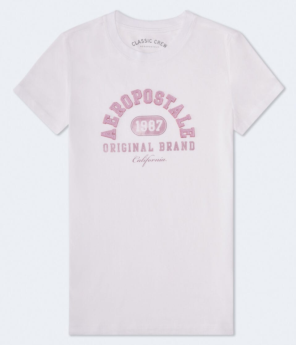 Aeropostale Arch Appliqué Graphic Tee