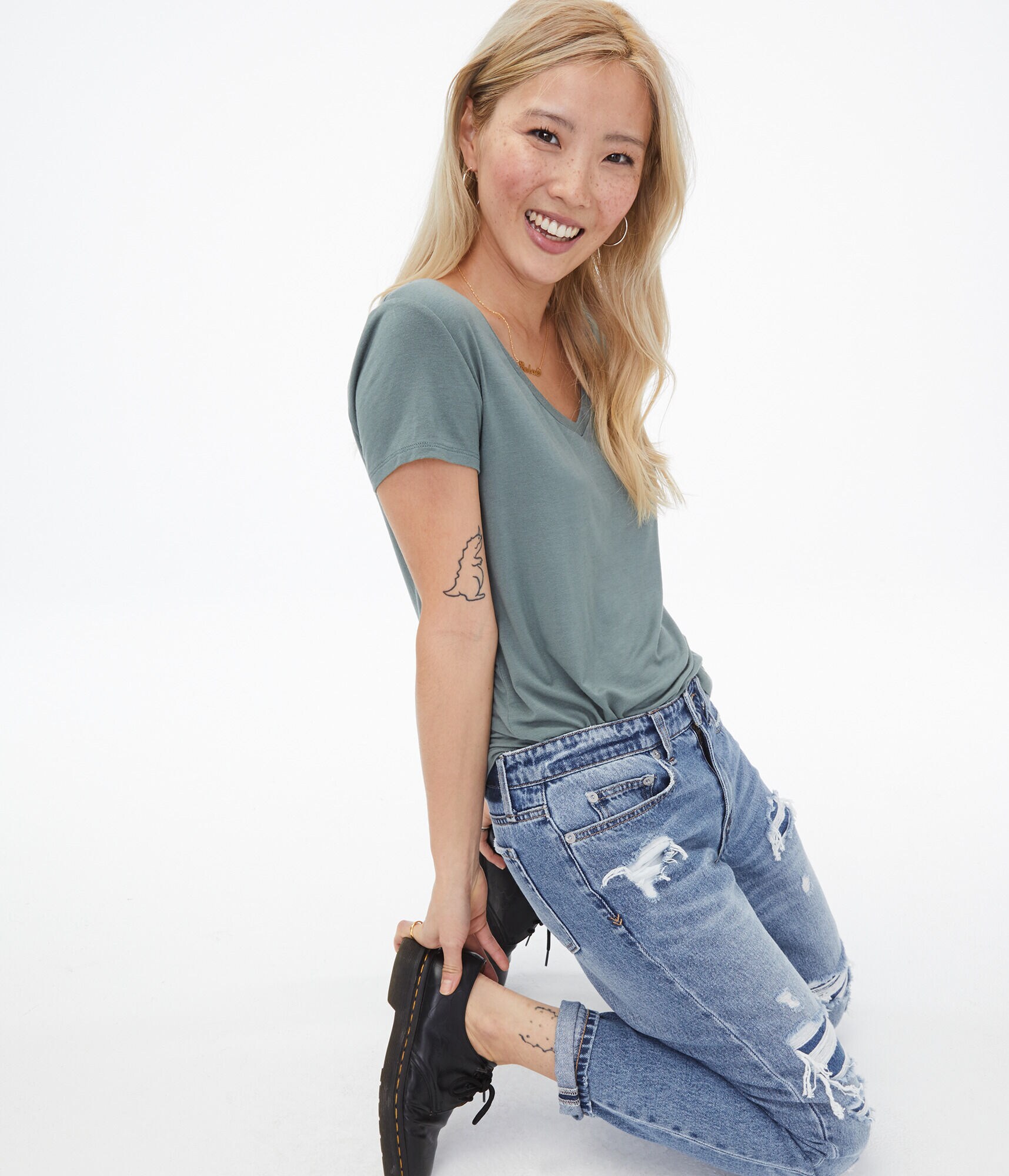 Seriously Soft V-Neck Tee