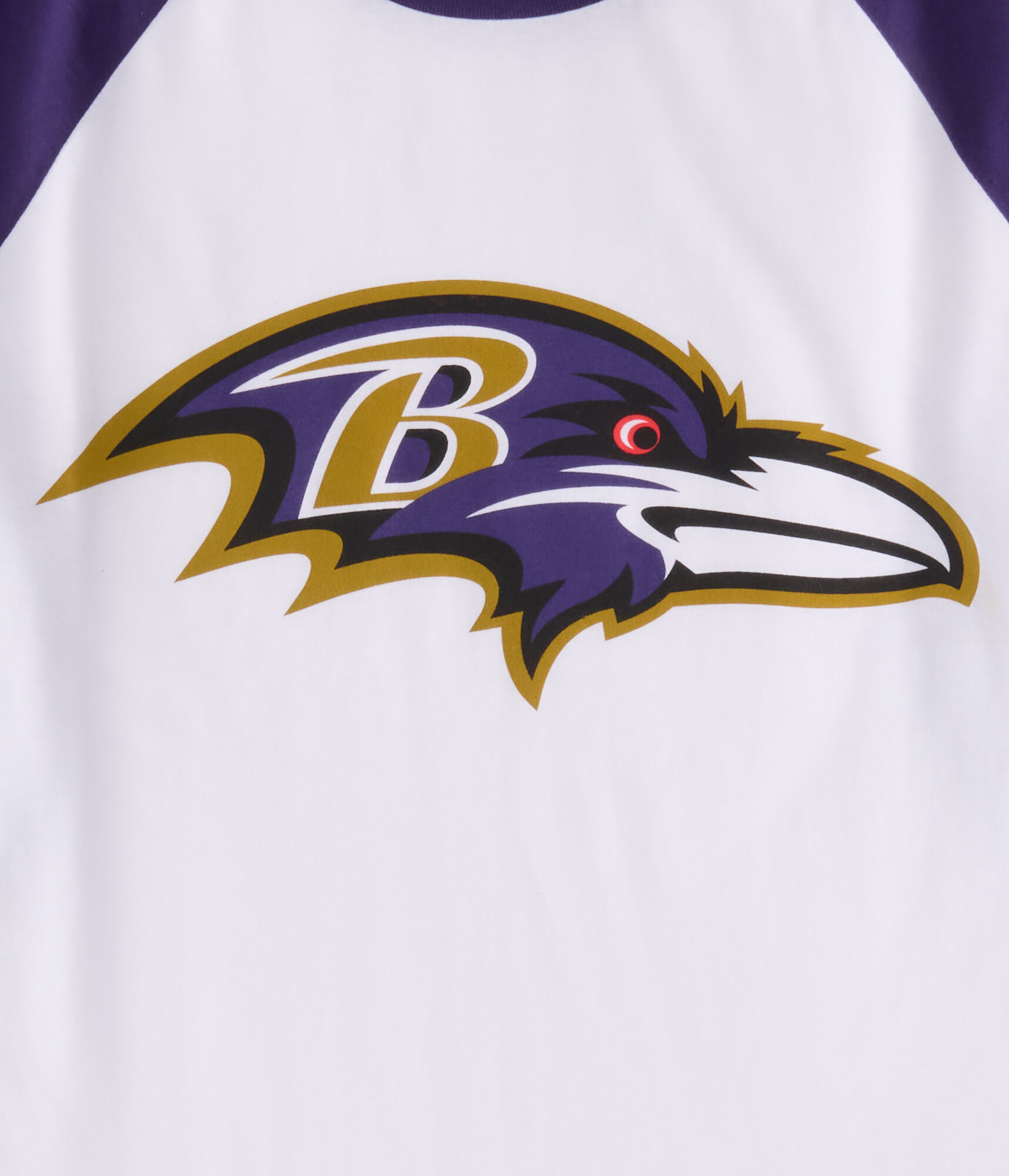 3/4 Sleeve Baltimore Ravens Relaxed Raglan Tee