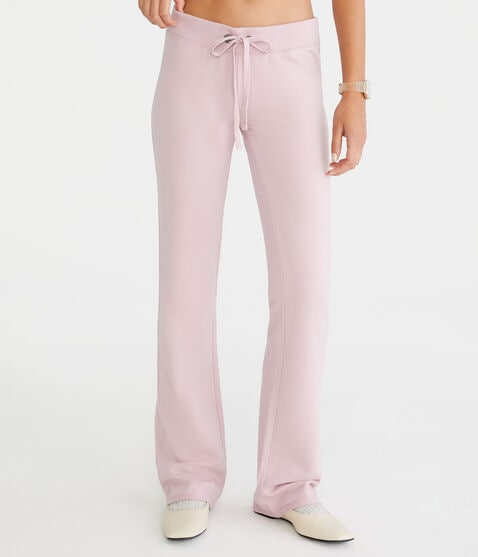 Solid Fit & Flare Sweatpants Solid Fit & Flare Sweatpants