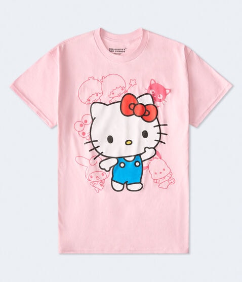 Hello Kitty and Friends Sketch Oversized Graphic Tee Hello Kitty and Friends Sketch Oversized Graphic Tee