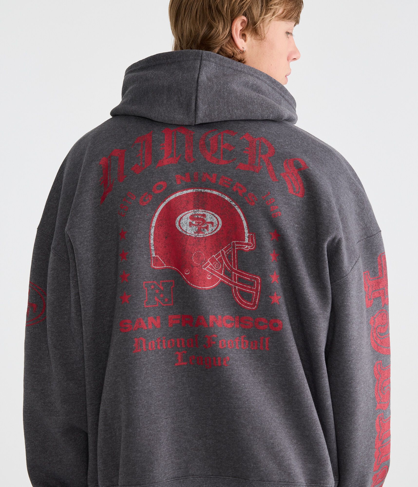 San Francisco 49ers Embroidered Pullover Hoodie