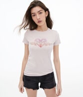 Ombré Heart Tattoo Graphic Tee