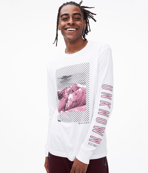 Long Sleeve Unknown Destination Graphic Tee Long Sleeve Unknown Destination Graphic Tee