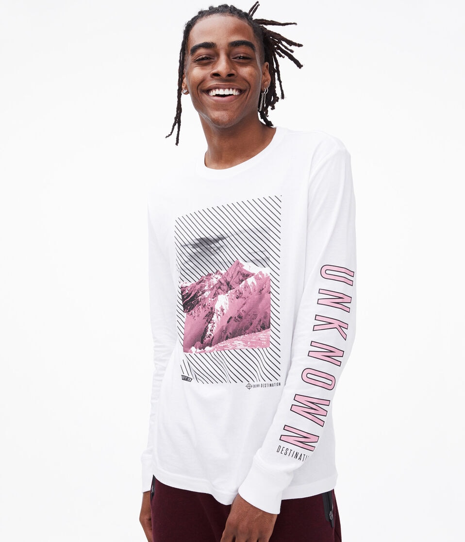 Long Sleeve Unknown Destination Graphic Tee