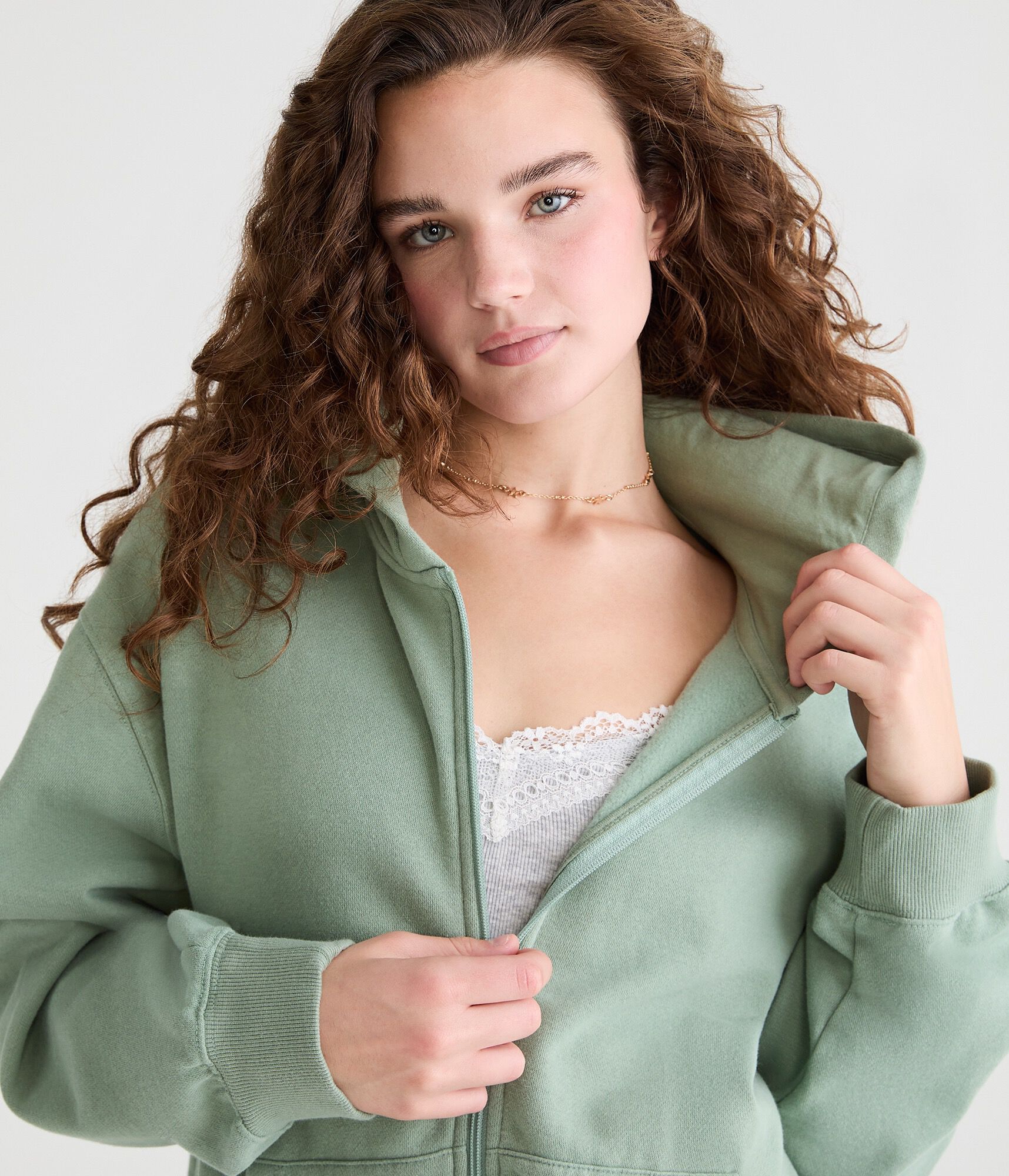 Cloud Soft Oversized Full-Zip Hoodie