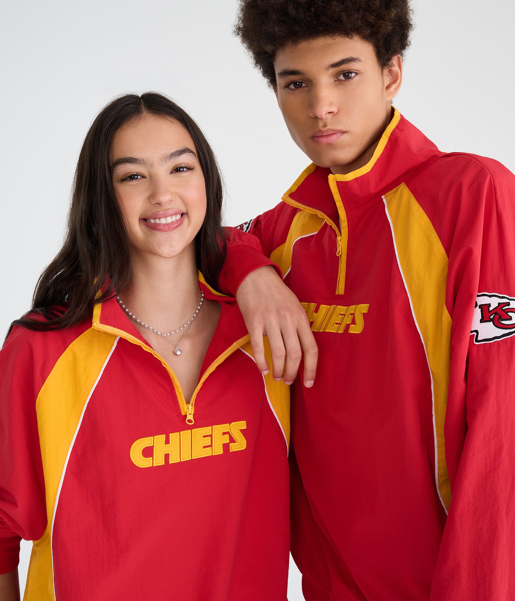 Kansas City Chiefs Quarter-Zip Track Jacket