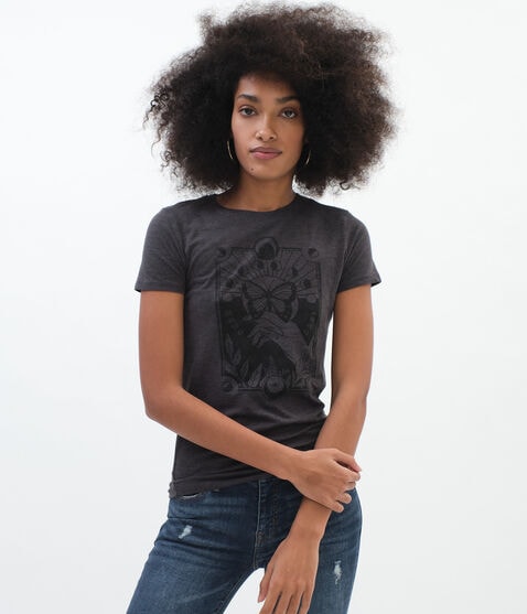 Butterfly Tarot Card Graphic Tee Butterfly Tarot Card Graphic Tee