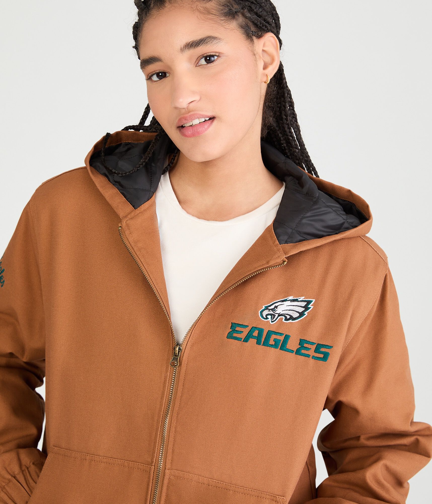 Philadelphia Eagles Hooded Workwear Jacket