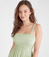 Solid Strapless Fit & Flare Tube Dress