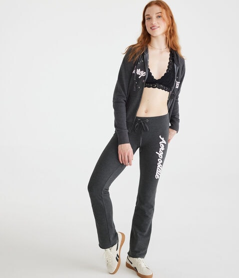 Aeropostale Script Fit & Flare Sweatpants