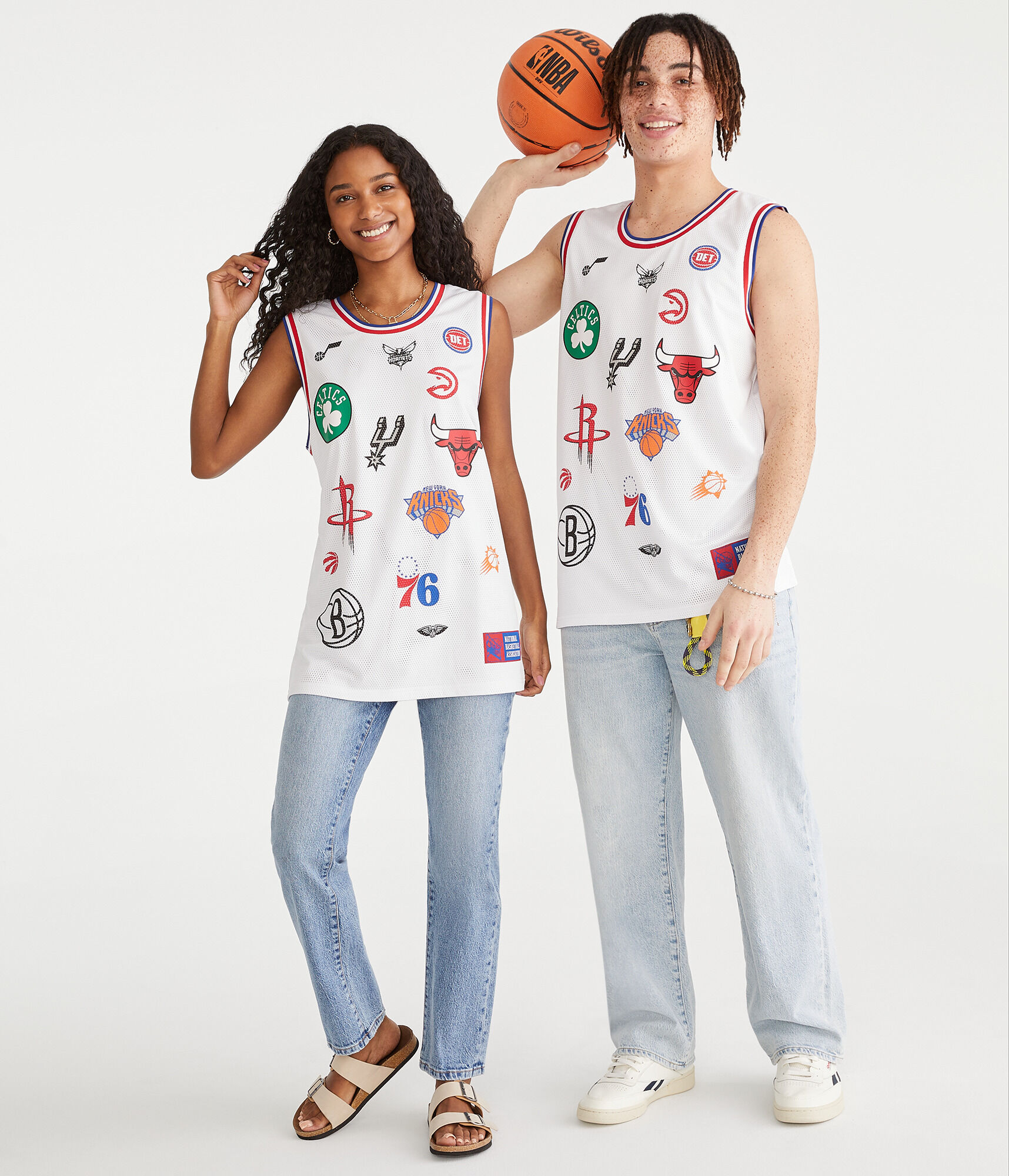 NBA Team Logos Mesh Tank