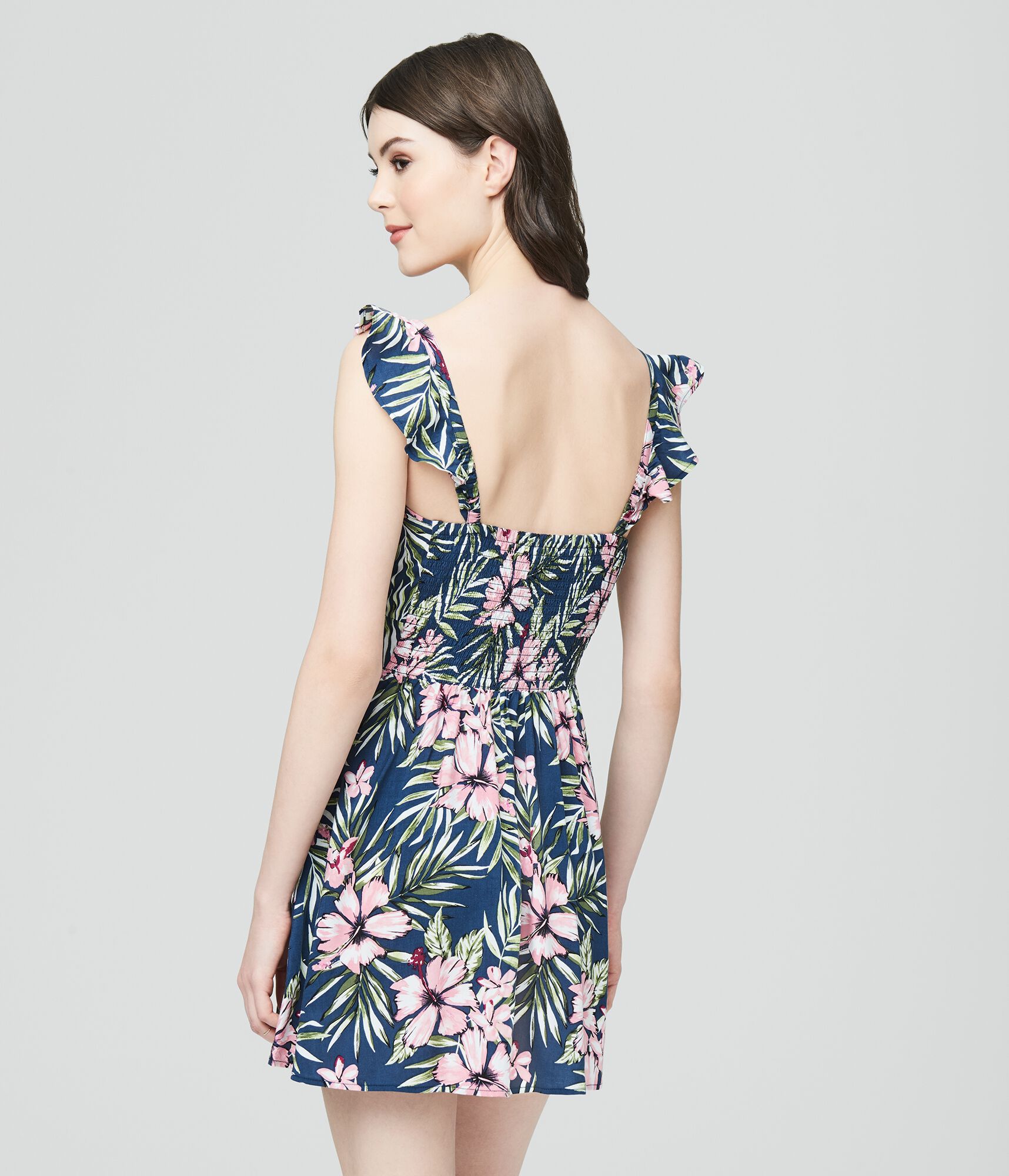 Prince &amp; Fox Tropical Ruffle Dress