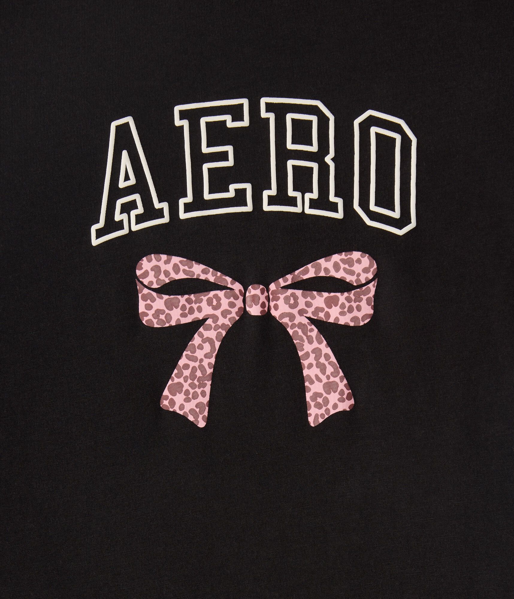 Aero Leopard Bow Graphic Tee