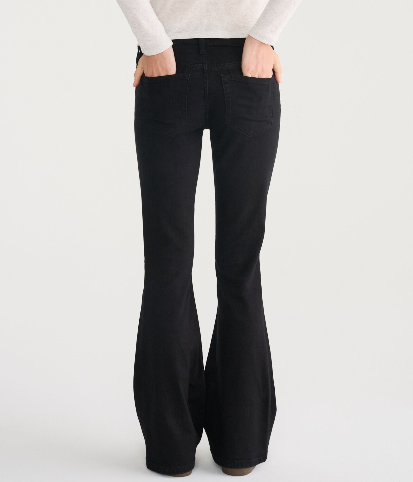Low-Rise Flare Jean