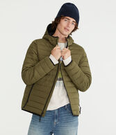 Hooded Midweight Puffer Jacket