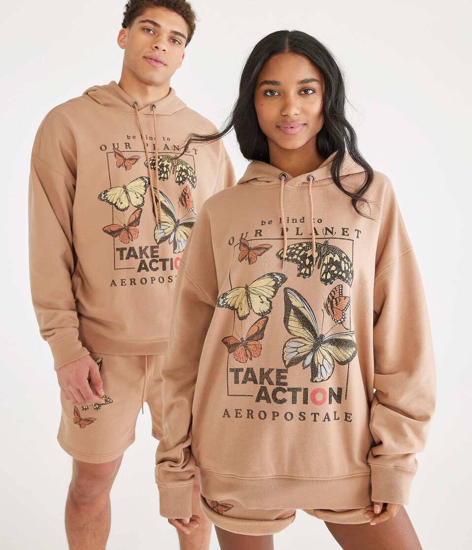 AERO | GLOBAL CITIZEN® Butterflies Pullover Hoodie