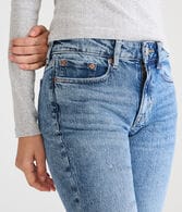 Mid-Rise Straight Ankle Jean