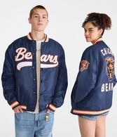 Chicago Bears Satin Bomber Jacket