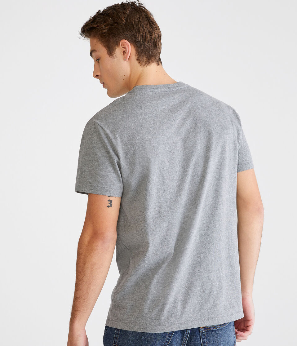 Aeropostale Circle Appliqué Graphic Tee