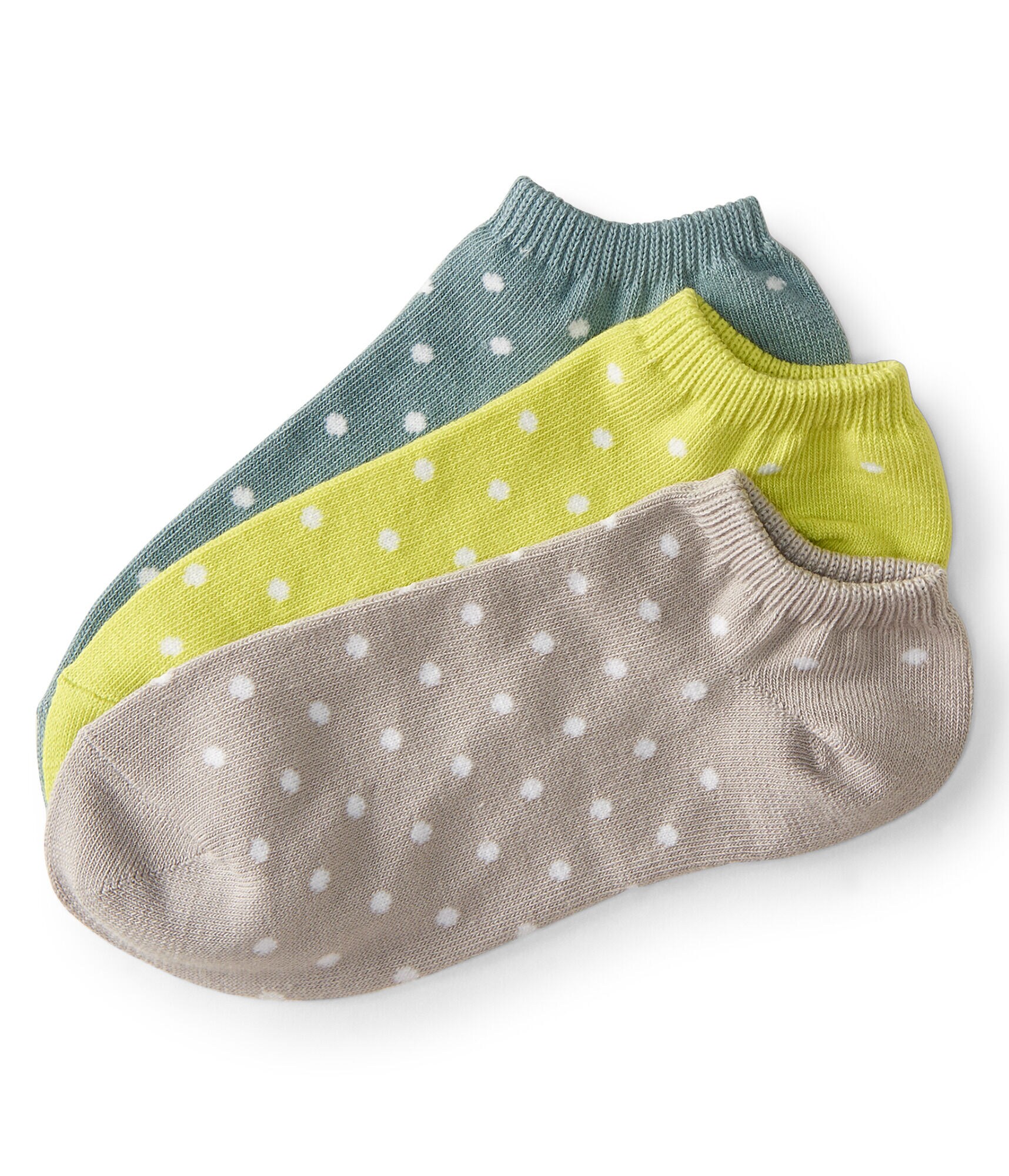 3-Pack Small Dots Ankle Socks