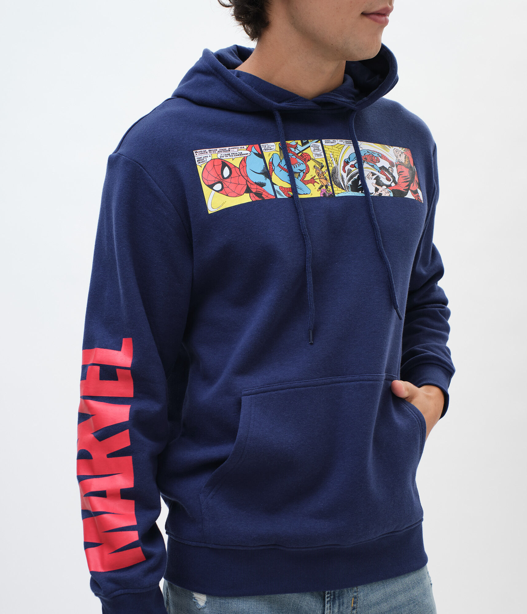 Hoodie Sudadera Marvel Comics Marvel Comics Sudadera Spider