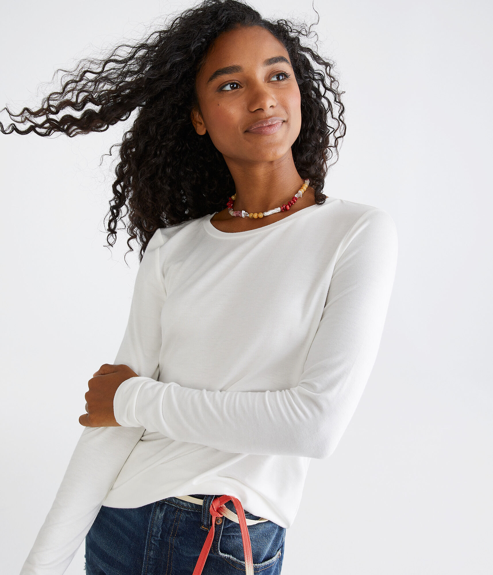 Long Sleeve Seriously Soft Crew Tee