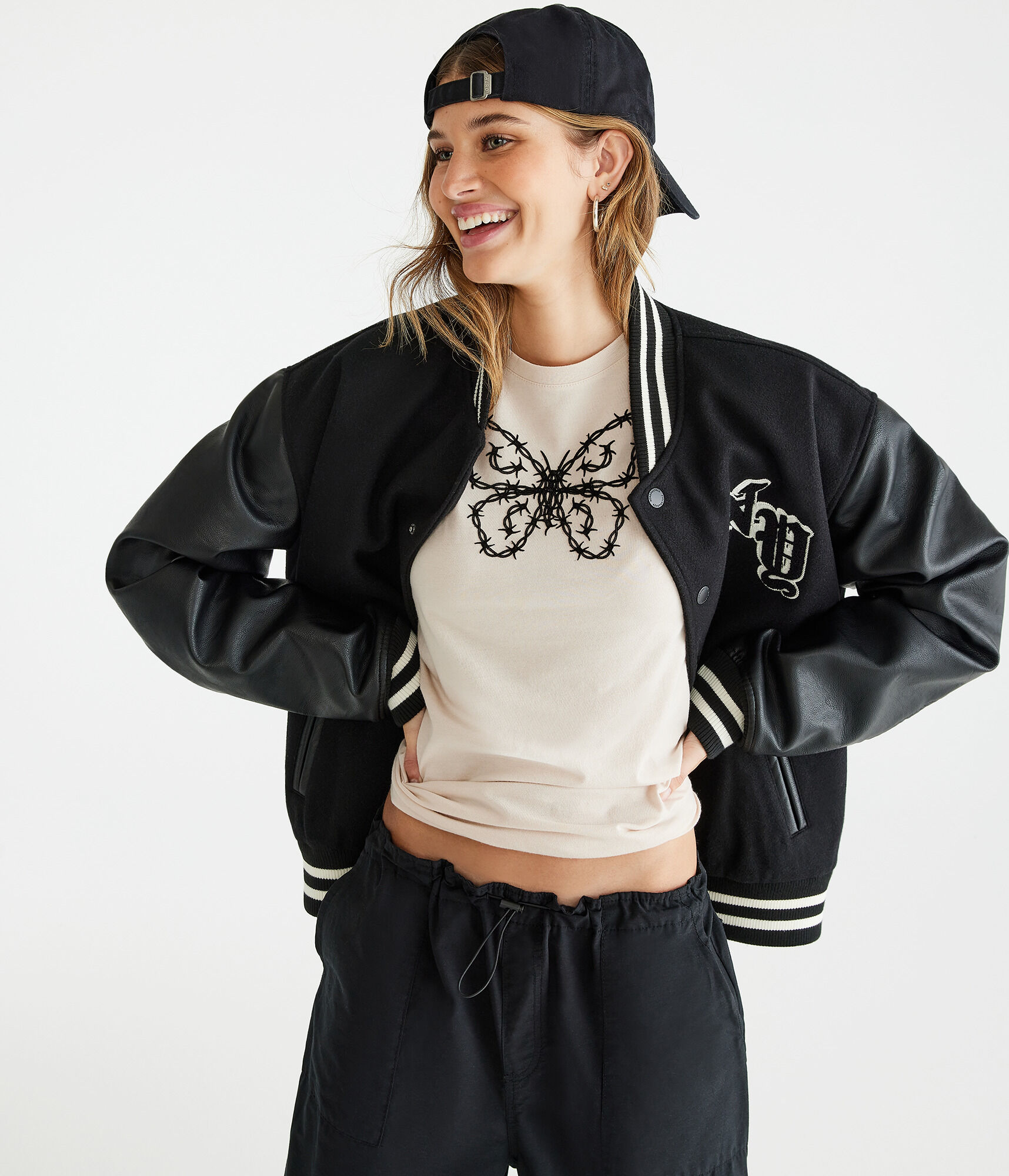 Barbed Wire Butterfly Graphic Tee