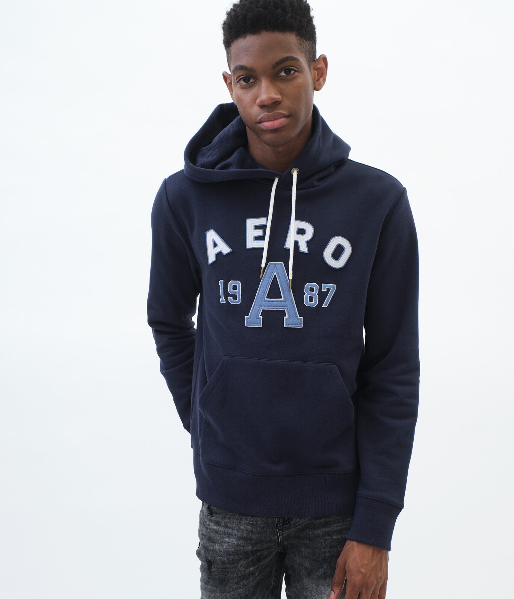light blue aeropostale hoodie