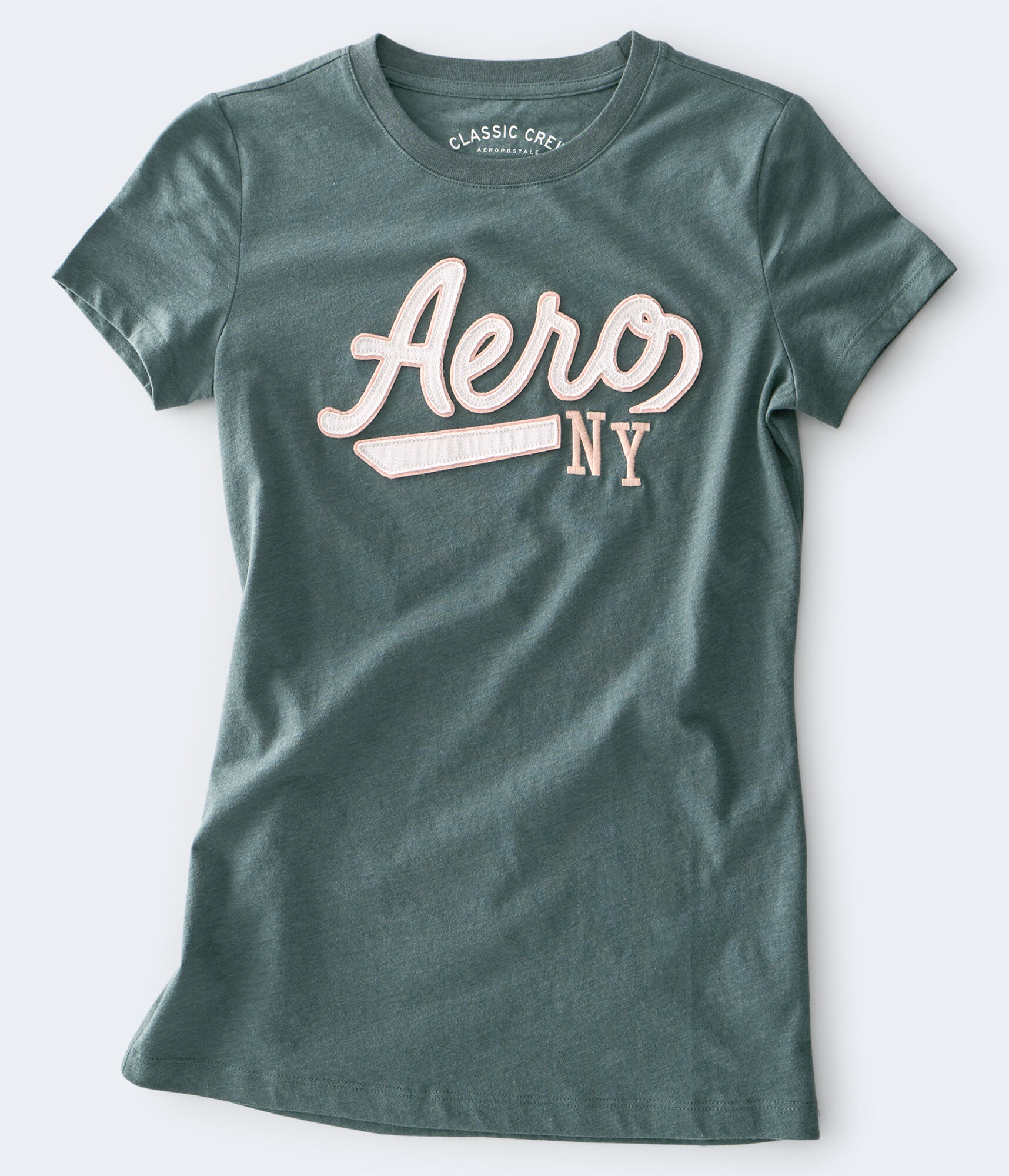 Aero Script Appliqu&eacute; Graphic Tee