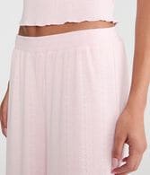 Pointelle Straight Leg Sleep Pants