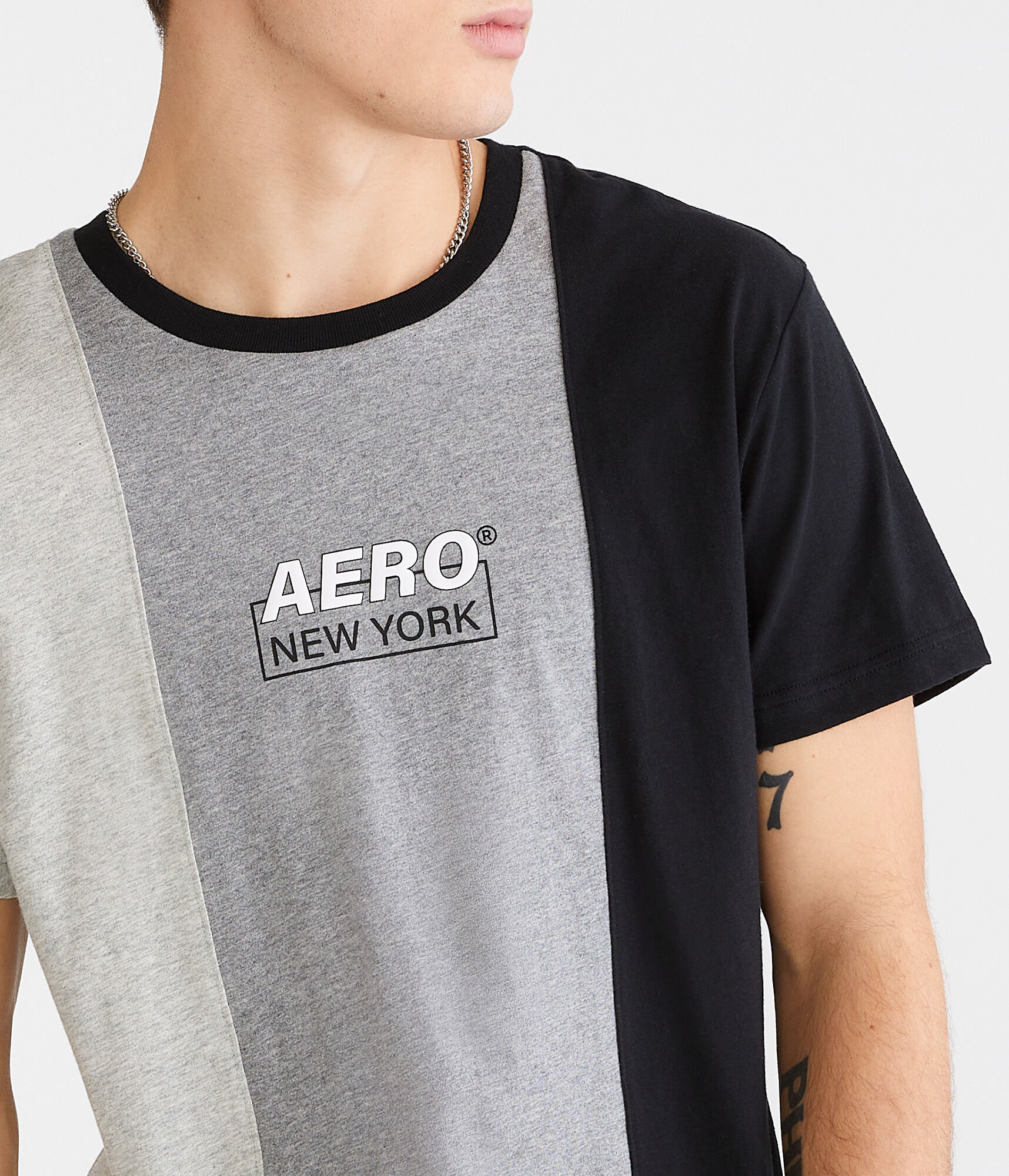 Aero New York Colorblock Graphic Tee