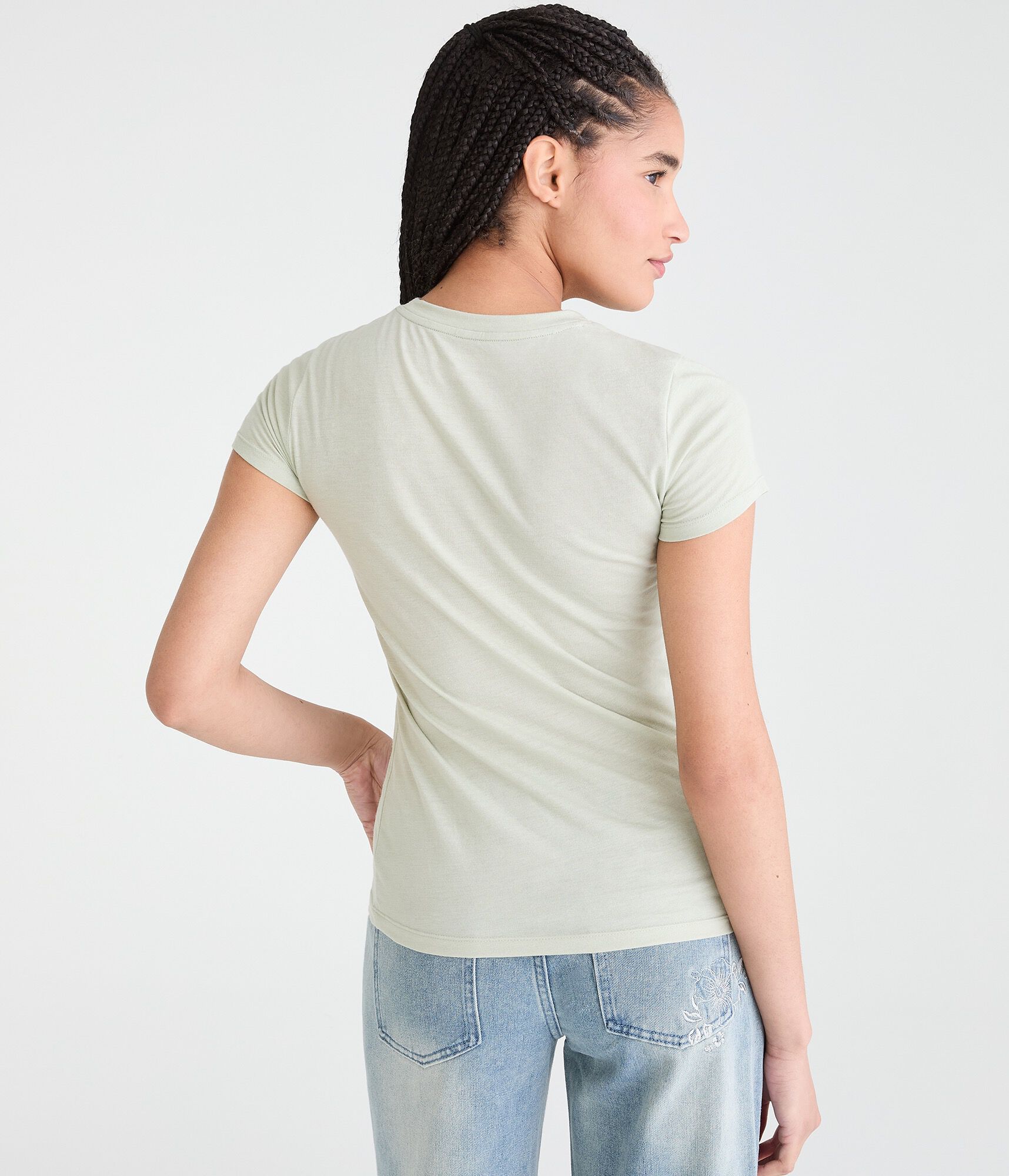 Rhinestone Aero Butterfly Graphic Tee