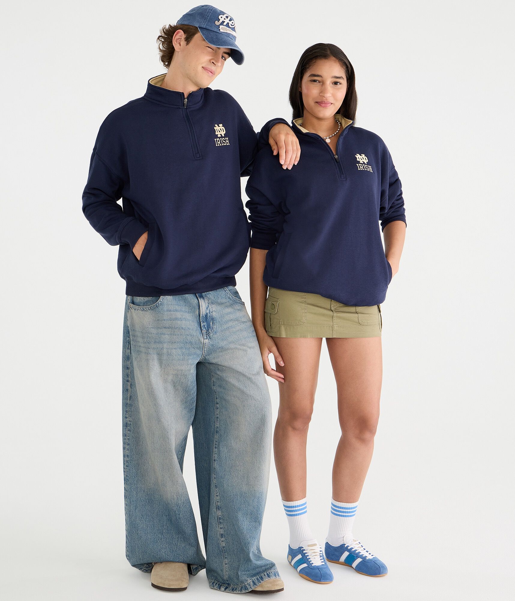 Notre Dame Fightin' Irish Quarter-Zip Sweatshirt