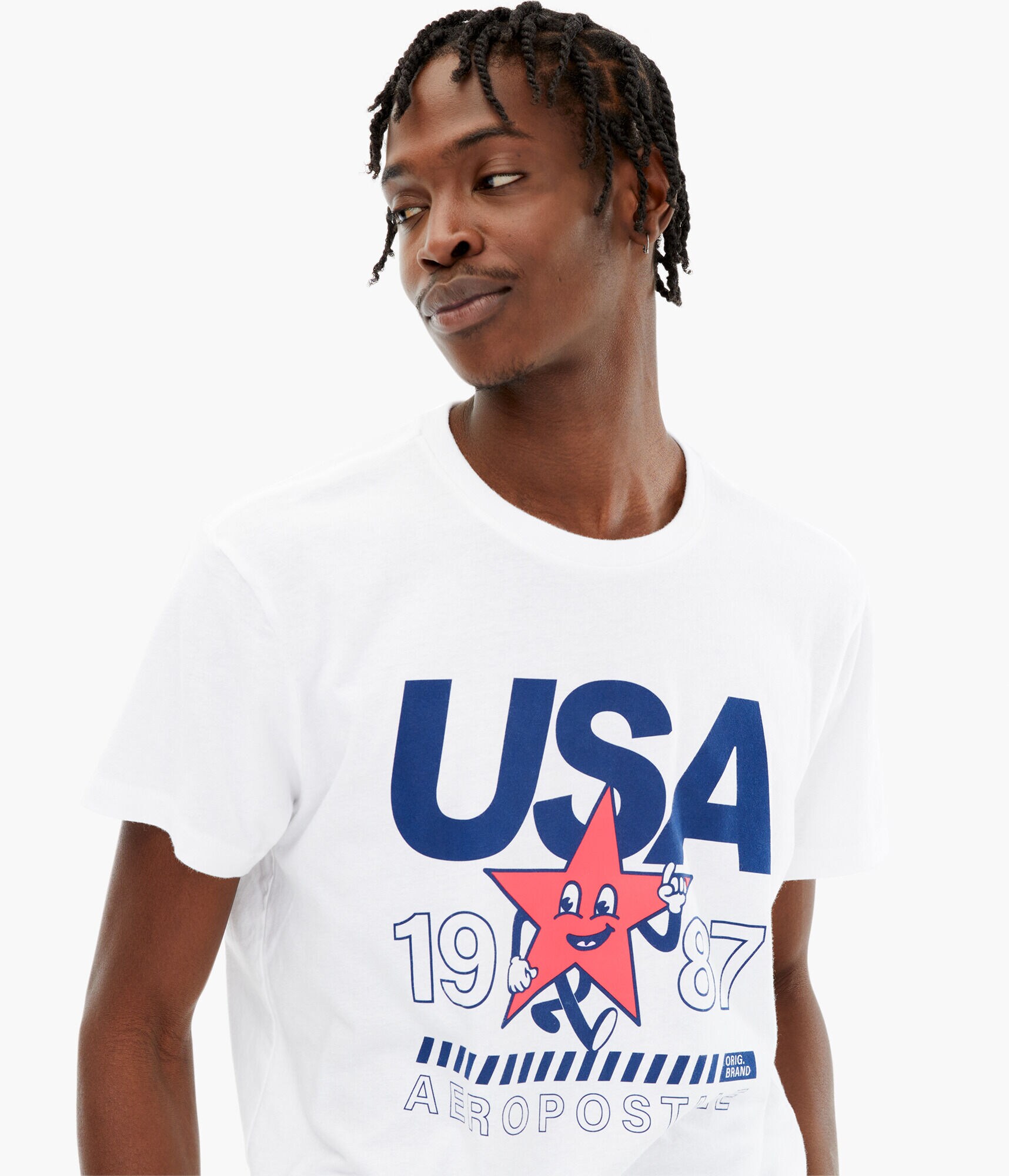 Aeropostale USA Star Graphic Tee