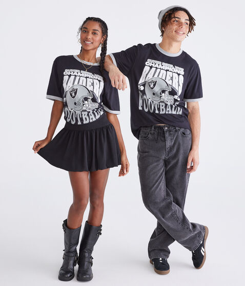 Las Vegas Raiders Super Bowl Relaxed Ringer Graphic Tee Las Vegas Raiders Super Bowl Relaxed Ringer Graphic Tee