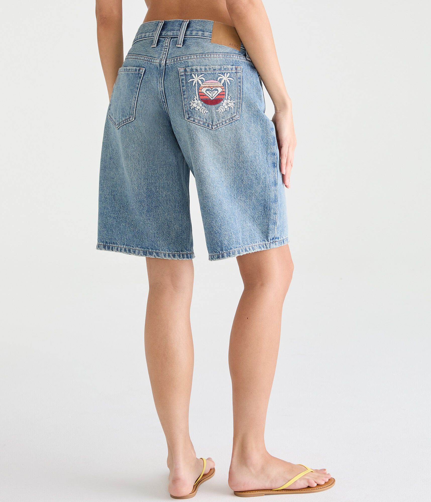 Roxy Super Low-Rise Baggy Denim Jorts