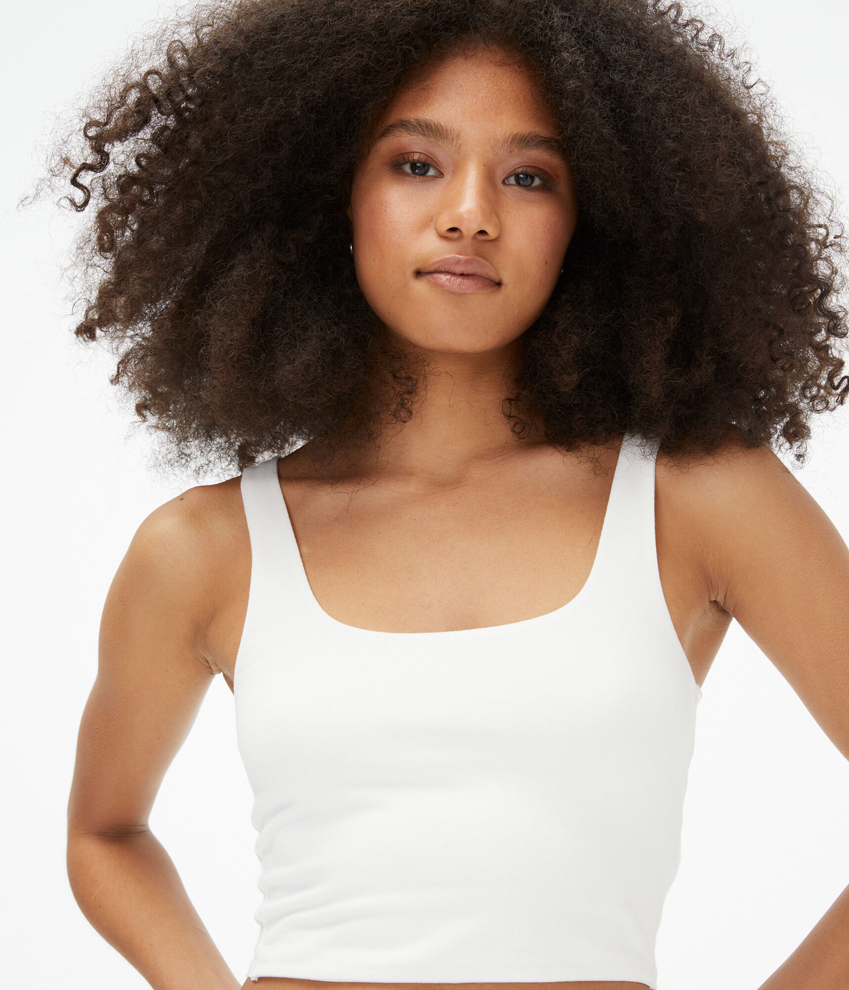 Seriously Soft Square-Neck Cropped Tank