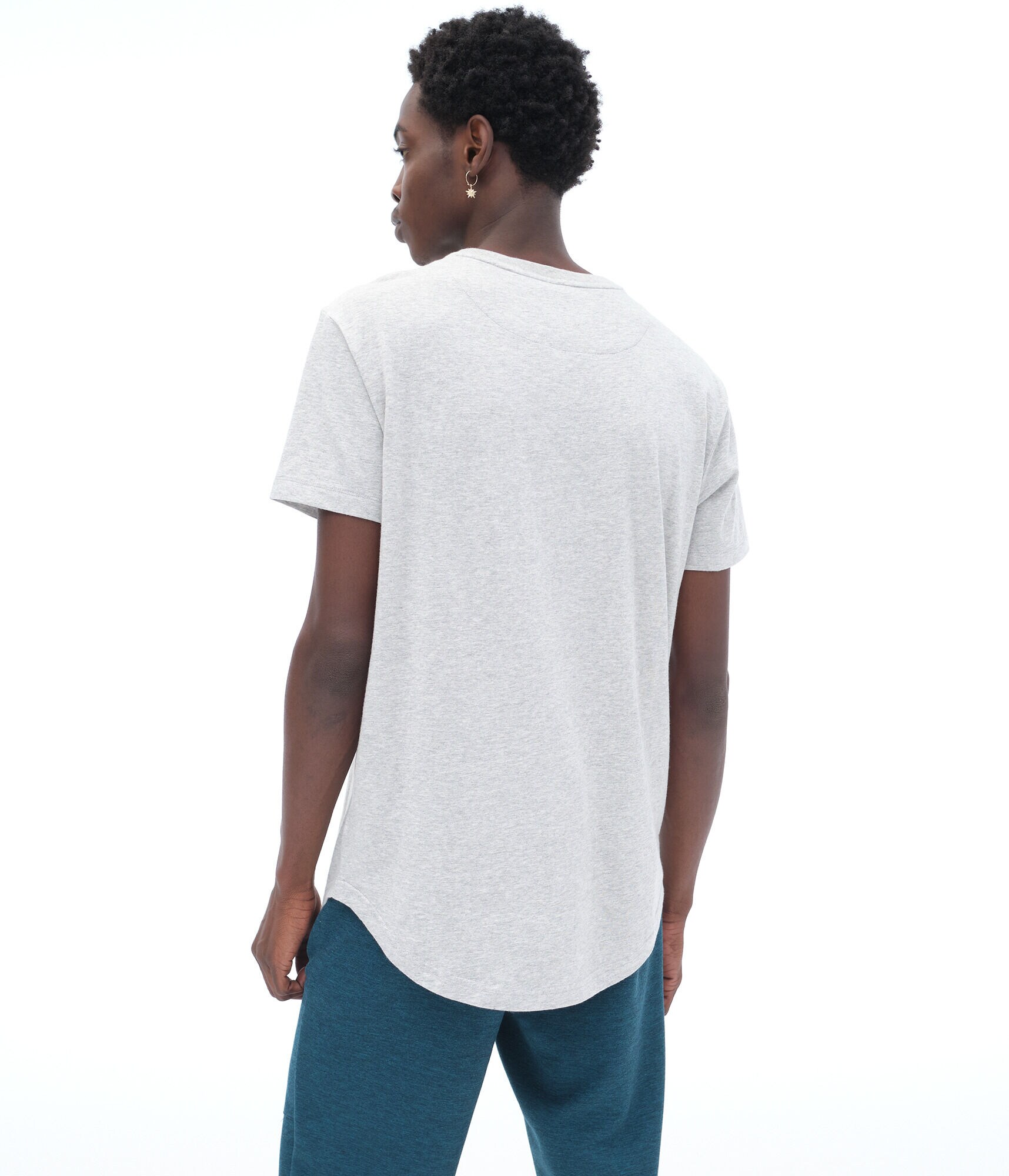 Aero Logo Curved Hem Graphic Tee
