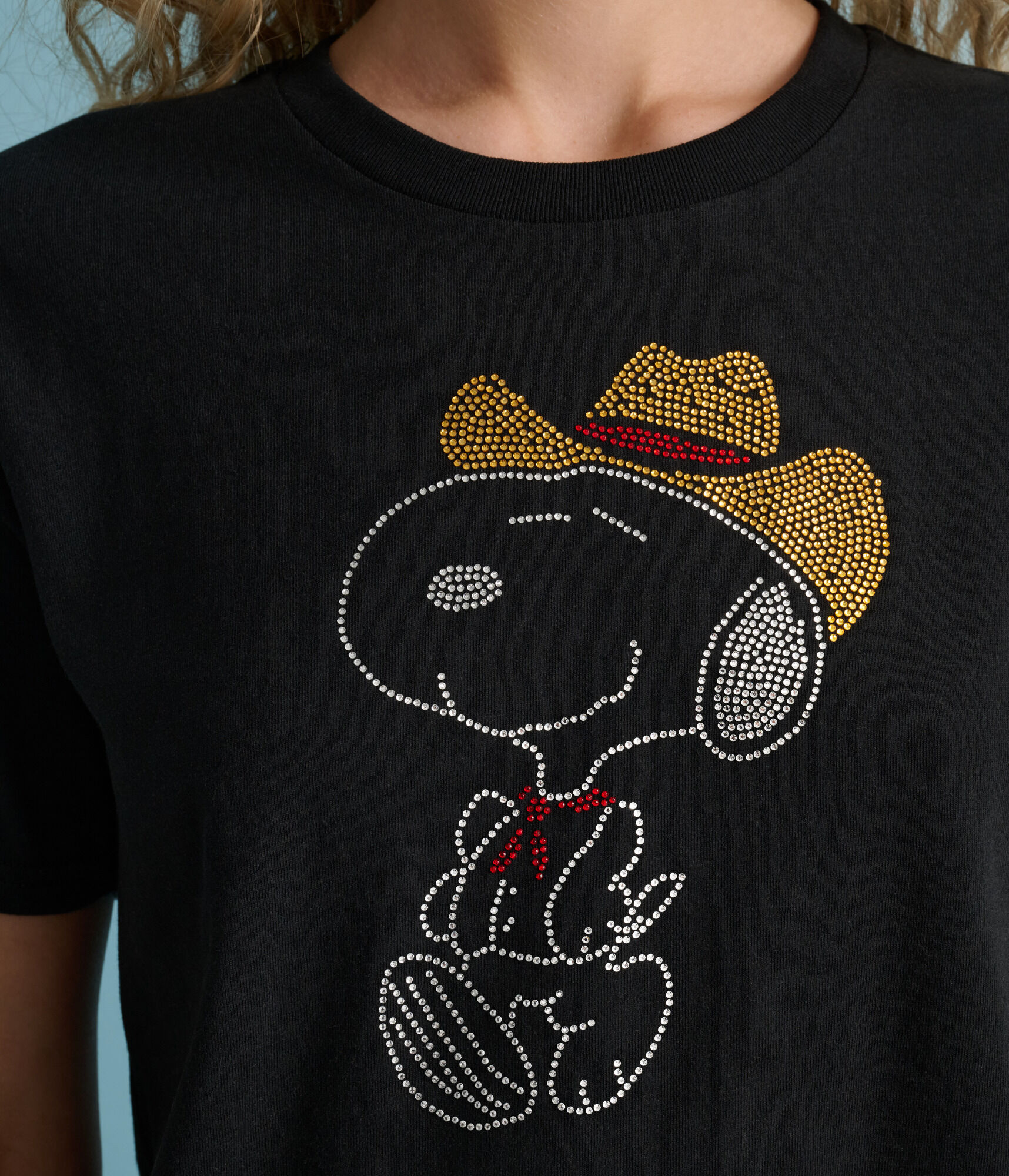 Peanuts® | Aéropostale Western Snoopy Rhinestone Boyfriend Graphic Tee