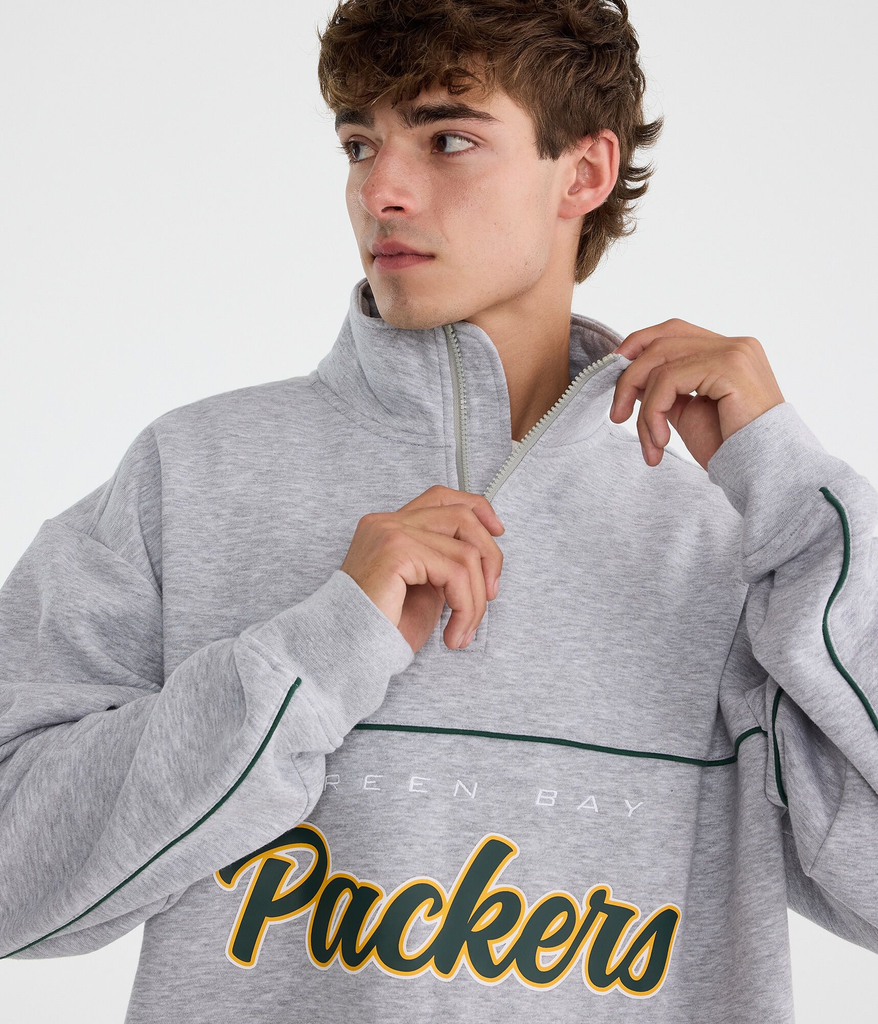 Green Bay Packers Quarter-Zip Sweatshirt