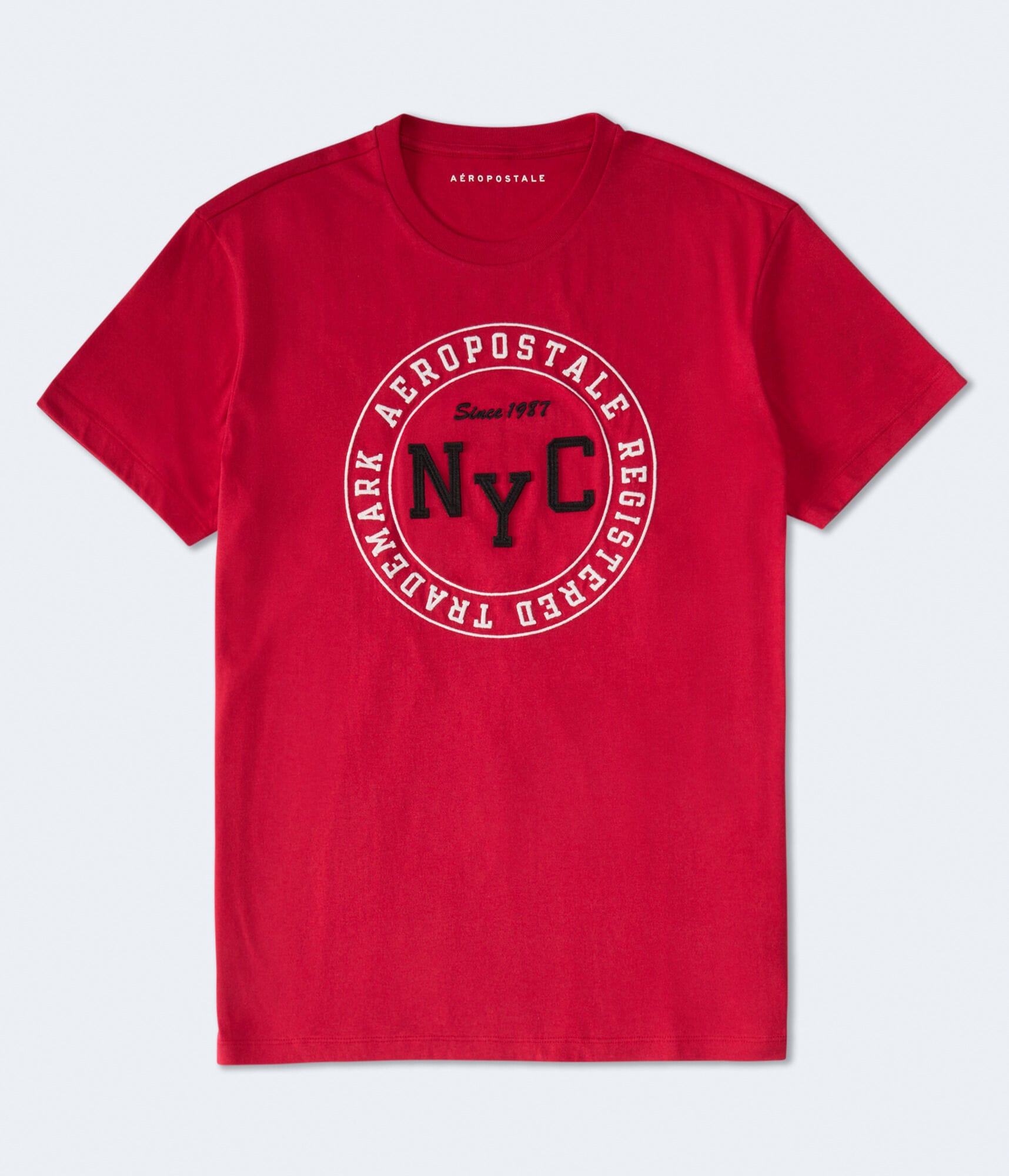 Aero NYC Circle Appliqu&eacute; Graphic Tee